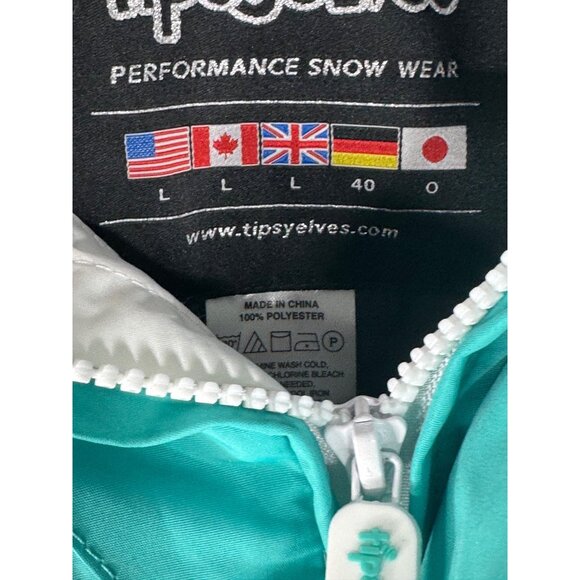 Tipsy Elves Retro Snow Suit Rip ‘N Sip Men's Size L NWT Defect - Picture 8 of 9